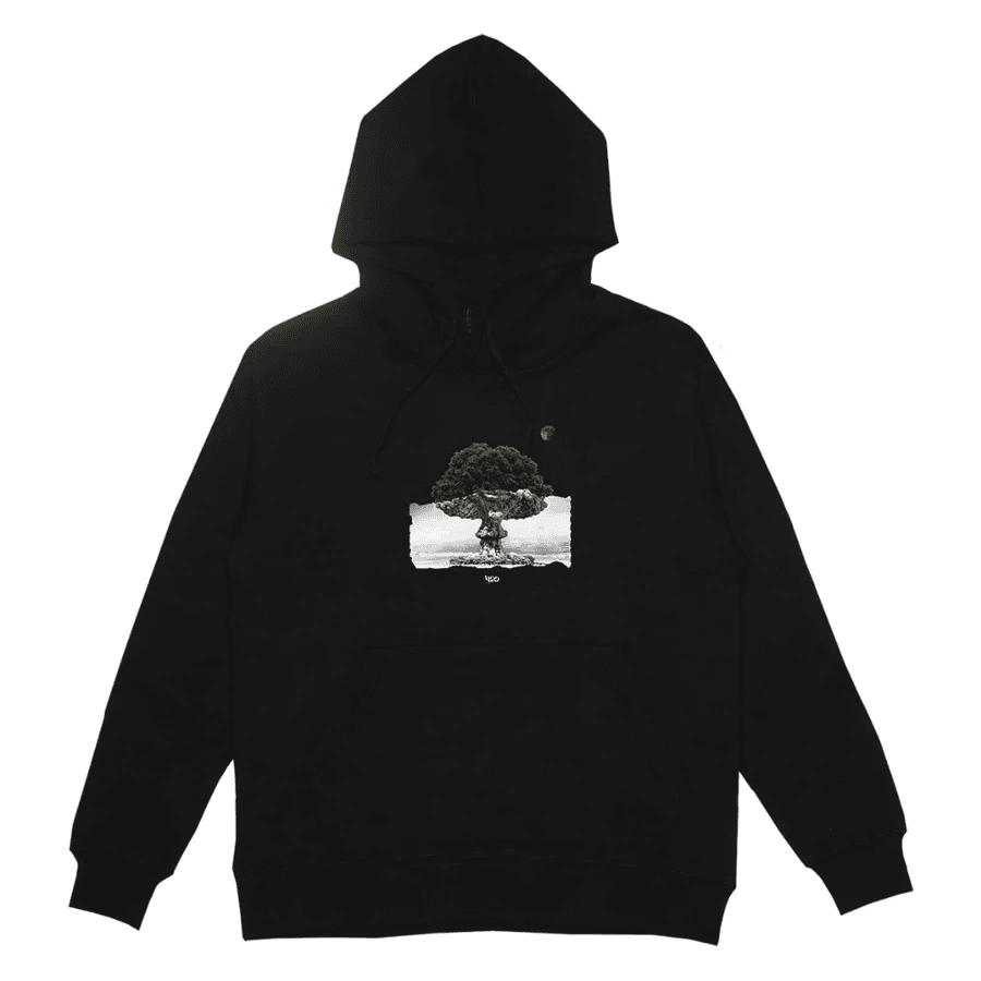 Hoodie Green Explotion Black