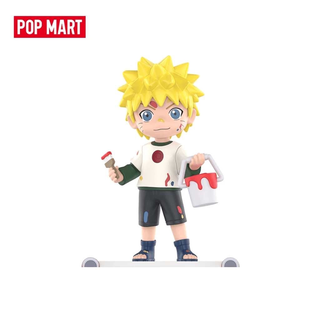 POP MART NARUTO SHIPPUDEN Childhood Series Blind Box Action Toys Figure Birthday Gift Kid Toy