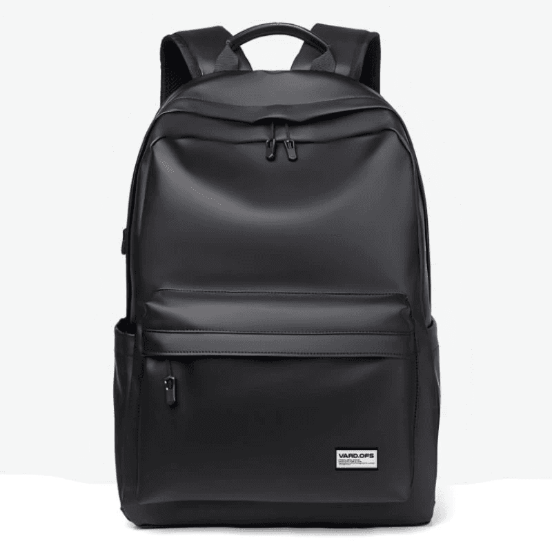 Tas Ransel Sekolah Pria Waterproof Backpack Laptop Pria Kasual Warna Hitam